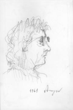 1961 Adel Bartha stregtegning