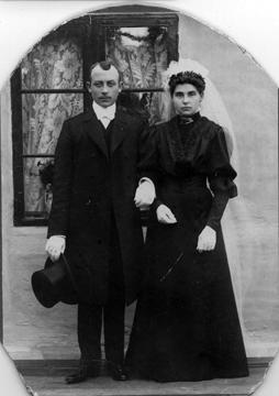 1900 Anna og Viggo Bryllupsbillede