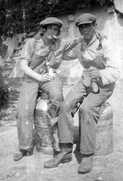 1920 Ellen Bigand med kæreste