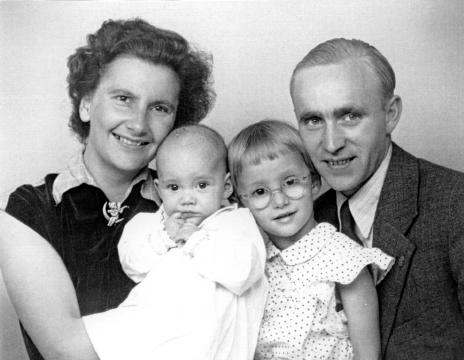 1954 Bryllups billede Lilian Sonja Winnie og Poul
