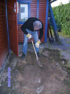 2009-06-22 klargøring til tilbygning