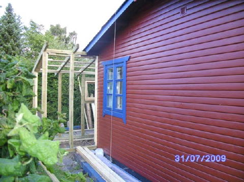 2009-07-31 Tilbygningen set forfra